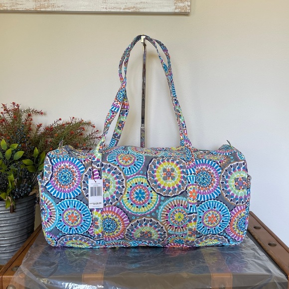 Vera Bradley Bags Vera Bradley Large Duffel Bag In Sunny Medallion Poshmark